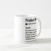 Definitie van producteigenaar koffiemok (Voorkant rechts)