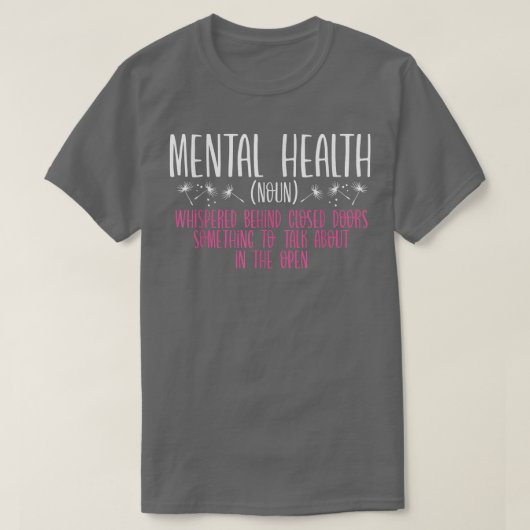 Definitie van psychische gezondheid - Human Brain  T-shirt (Design voorkant)