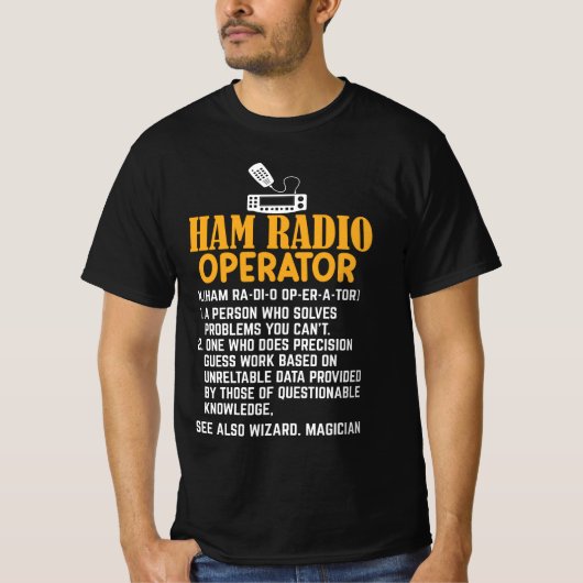 Definitie van radiotelefonie t-shirt (Voorkant)