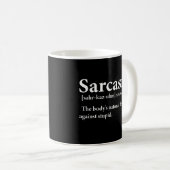 Definitie van sarcasme koffiemok (Voorkant rechts)