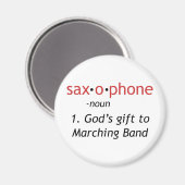 Definitie van saxofoon magneet (Voorkant / Achterkant)