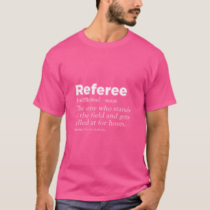 Definitie van scheidsrechter t-shirt