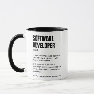 Definitie van softwareontwikkelaar Funny Engineer Mok