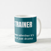 Definitie van sporttrainer – Mok voor atletiektrai (Voorkant rechts)