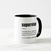 Definitie van supervisorwerk mok (Voorkant rechts)