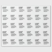 Definitie van systemisch racisme cadeaupapier (Vlak)