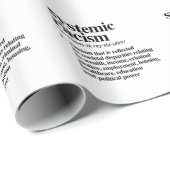 Definitie van systemisch racisme cadeaupapier (Rol Hoek)