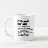 Definitie van systemisch racisme koffiemok (Links)