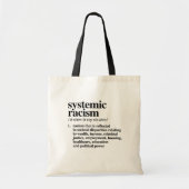 Definitie van systemisch racisme tote bag (Voorkant)