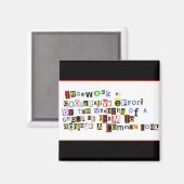 Definitie van teamwerk magneet (Voorkant / Achterkant)