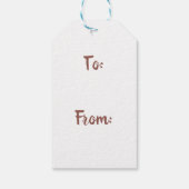 Definitie van Tomte Gnome Cadeaulabel (Achterkant)