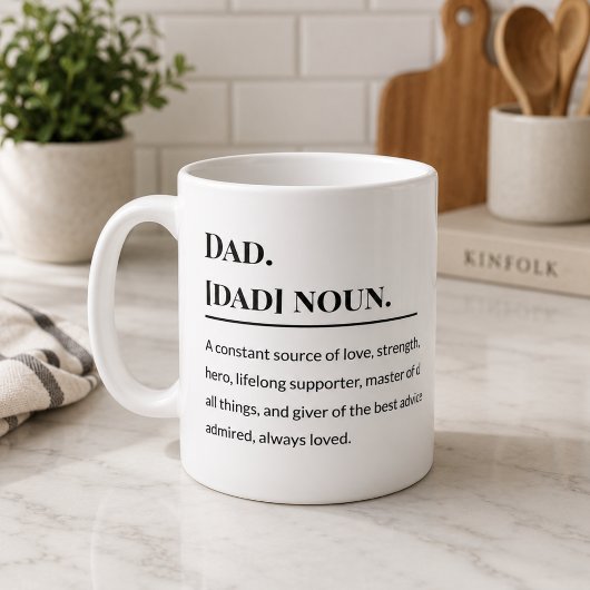 Definitie van Vader 👨‍👧‍👦 | Hartelijke Vader Koffiemok