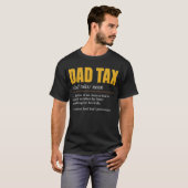Definitie van vadersbelasting voor mannen, leuke v t-shirt (Voorkant volledig)