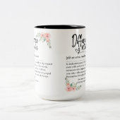 Definitie van verschilmaker Waardering voor haar Tweekleurige Koffiemok (Center)