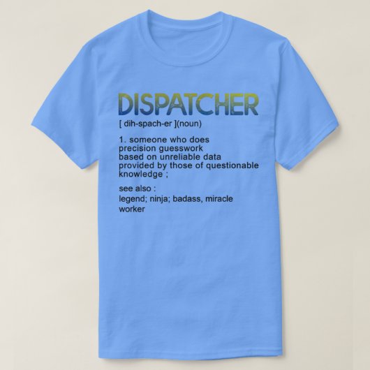 definitie van verzender t-shirt (Design voorkant)