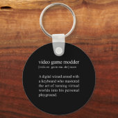 Definitie van videospelmodificator - Videospelmodi Sleutelhanger (Voorkant)