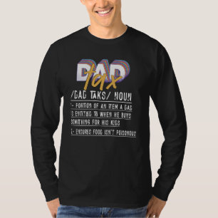 Definitie van Vintage Dad Belasting Mannen Vaderda T-shirt