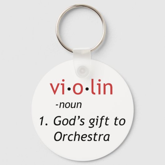 Definitie van Violin Sleutelhanger (Voorkant)