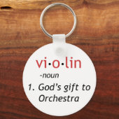 Definitie van Violin Sleutelhanger (Voorkant)