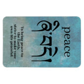 Definitie van vrede magneet (Horizontaal)