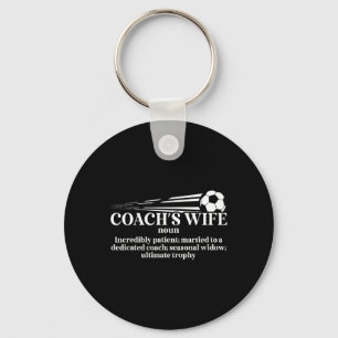 Definitie van vrouw van voetbalcoach Echtgenote va Sleutelhanger
