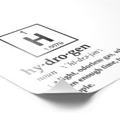 Definitie van waterstof foto afdruk (Hoek)