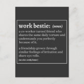 Definitie van werk beste vriend briefkaart (Voorkant)