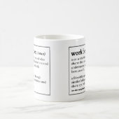 Definitie van werkkleding koffiemok (Center)