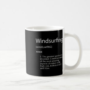 Definitie van windsurfen Beste windsurfapparatuur Koffiemok