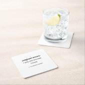 definitie van zwangere vrouw kartonnen onderzetters (Insitu)