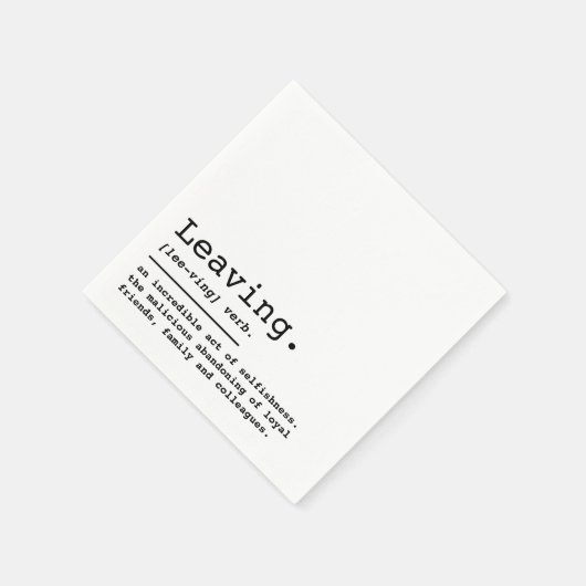 Definitie verlaten servet (Hoek)