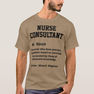 Definitie verpleegkundige consultant t-shirt