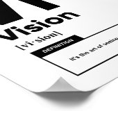Definitie visie | MOTIVATIE POSTER (Hoek)