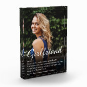 Definitie vriendin Elegant Schrift Fotoblokken (Links)
