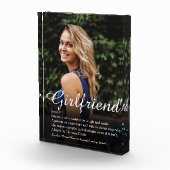 Definitie vriendin Elegant Schrift Fotoblokken (Rechts)