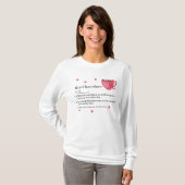Definitie warme chocolademelk t-shirt (Voorkant volledig)