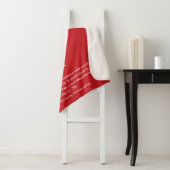 Definitie winterzuster wintervakantie sneeuwvlokke sherpa deken (In situ)