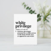 Definitie wit voorrecht briefkaart (Staand voorkant)