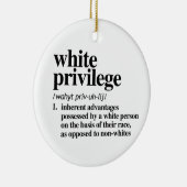 Definitie wit voorrecht keramisch ornament (Rechts)