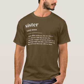 Definitie zuster t-shirt