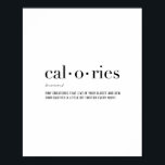 Definitiecalorieën Poster<br><div class="desc">Definitiecalorieën</div>