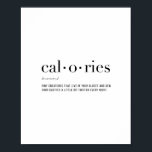Definitiecalorieën Poster<br><div class="desc">Definitiecalorieën</div>