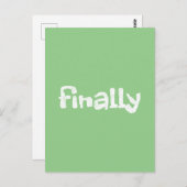 definitief briefkaart (Voorkant / Achterkant)