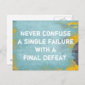 Definitief defect briefkaart (Voorkant / Achterkant)