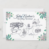 Definitief schema Greenbrier-huwelijksweekend Kaart (Voorkant)