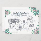 Definitief schema Greenbrier-huwelijksweekend Kaart (Voorkant / Achterkant)