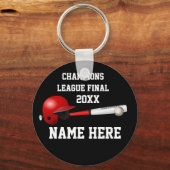 Definitief van de Champions League Baseball Sleutelhanger (Voorkant)