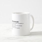 Definitiekaart voor de getuige van de bruid – Grap Koffiemok (Voorkant rechts)