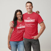 Definitierommel Retro Spelerrombonist vintage T-shirt (Unisex)