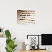 Definities van genetische code en genetische couns poster (Thuiskantoor)